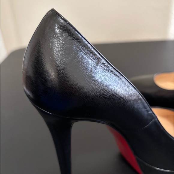 👠 Christian Louboutin Black Leather Platform Pumps main image 5